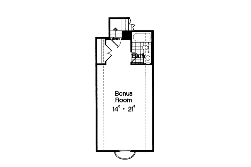 Home Plan - Floor Plan - Other Floor for European House Plan #417-656 - 3 bed, 3 bath