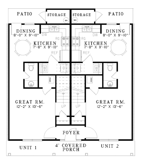 Classical Floor Plan - Main Floor Plan #17-3239