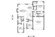 Contemporary Style House Plan - 3 Beds 2.5 Baths 1744 Sq/Ft Plan #48-946 