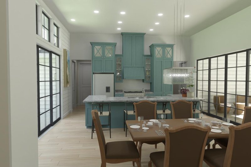 Architectural House Design - Interior - Kitchen for Country House Plan #1126-2 - 3 bed, 2 bath