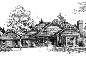 Dream House Plan - Exterior - Front Elevation for Victorian House Plan #310-1005 - 3 bed, 3 bath
