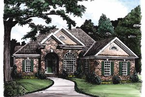 Traditional Exterior - Front Elevation Plan #927-128