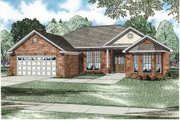 Traditional Style House Plan - 3 Beds 2 Baths 1787 Sq/Ft Plan #17-166 