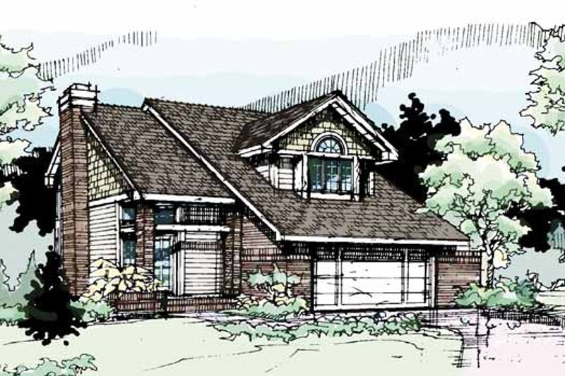 Dream House Plan - Contemporary Exterior - Front Elevation Plan #320-683