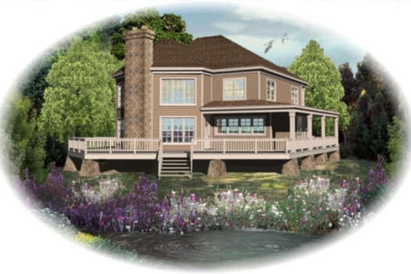 Traditional Style House Plan - 3 Beds 2.5 Baths 2827 Sq/Ft Plan #81-13758