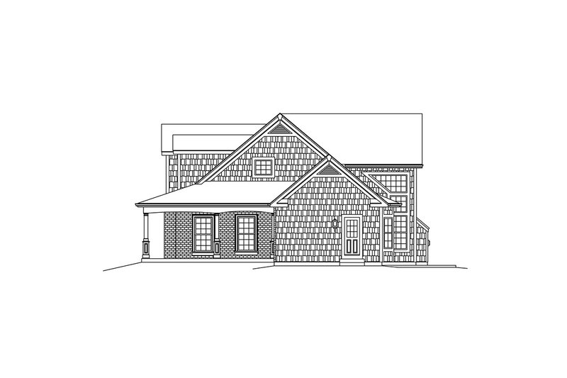 Architectural House Design - Exterior - Other Elevation 1 for Country House Plan #57-644 - 4 bed, 3.5 bath
