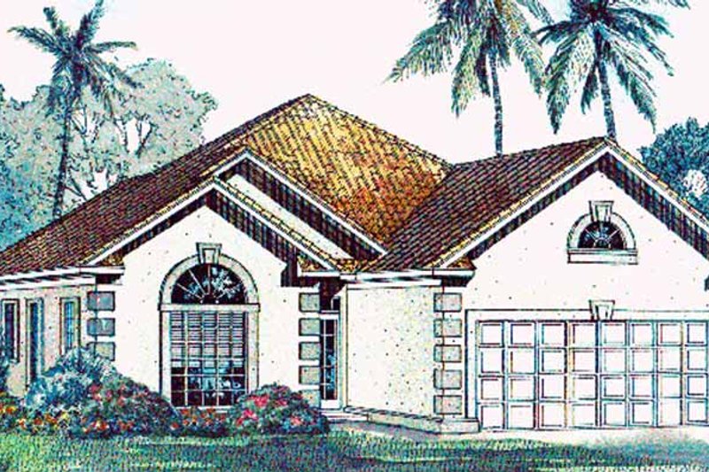 House Plan Design - European Exterior - Front Elevation Plan #17-3040