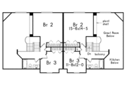 Country Style House Plan - 6 Beds 4 Baths 2986 Sq/Ft Plan #57-633 