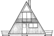 House Plan - 2 Beds 1 Baths 1076 Sq/Ft Plan #72-523 