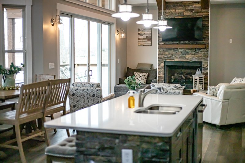 Architectural House Design - Interior - Family Room for Country House Plan #54-459 - 3 bed, 2 bath