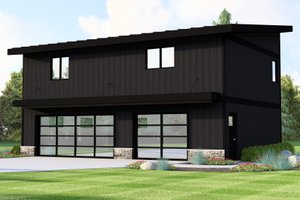 Modern Exterior - Front Elevation Plan #1064-378