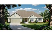 Traditional Style House Plan - 3 Beds 2 Baths 1406 Sq/Ft Plan #58-134 