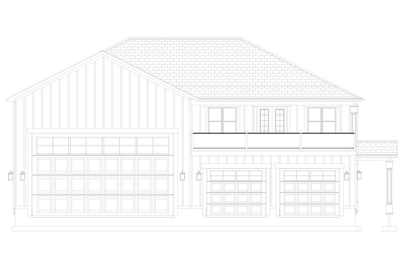 House Plan Design - Exterior - Front Elevation 5 for Barndominium House Plan #1060-371 - 1 bed, 2 bath