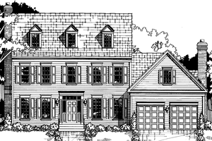 Dream House Plan - Classical Exterior - Front Elevation Plan #953-28