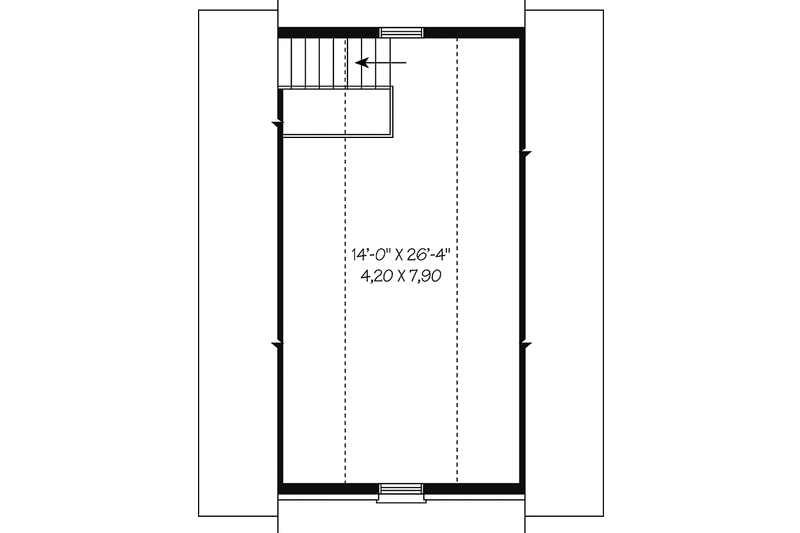 House Design - Floor Plan - Upper Floor House Plan #23-2454, 0 bath