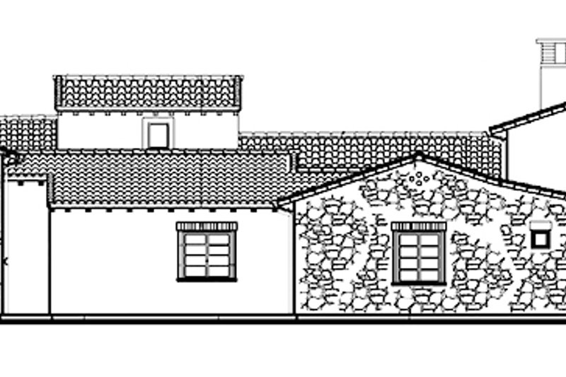 Dream House Plan - Exterior - Other Elevation 1 for Mediterranean House Plan #944-1 - 4 bed, 4.5 bath