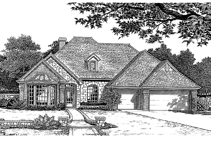 Home Plan - Country Exterior - Front Elevation Plan #310-1191