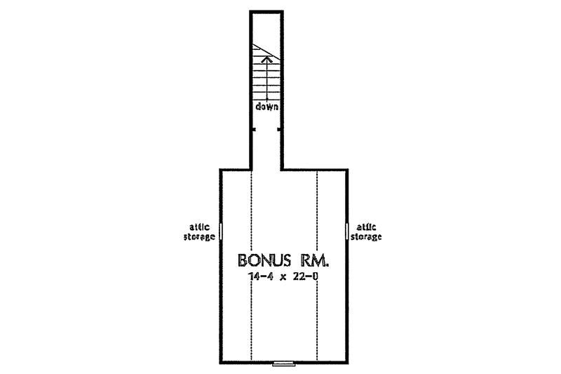 Home Plan - Floor Plan - Other Floor for Ranch House Plan #929-603 - 3 bed, 2 bath
