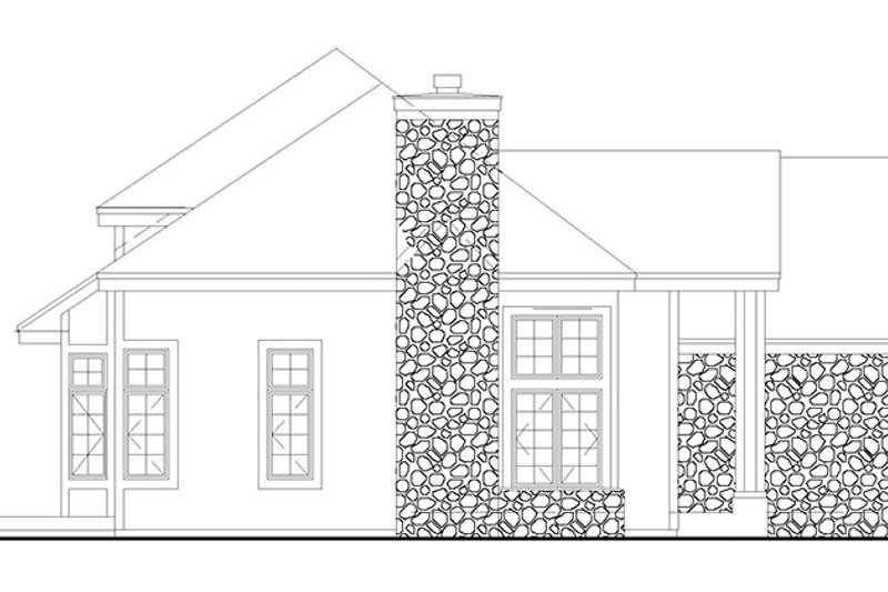 Home Plan - Exterior - Other Elevation 1 for Traditional House Plan #320-528 - 3 bed, 3 bath