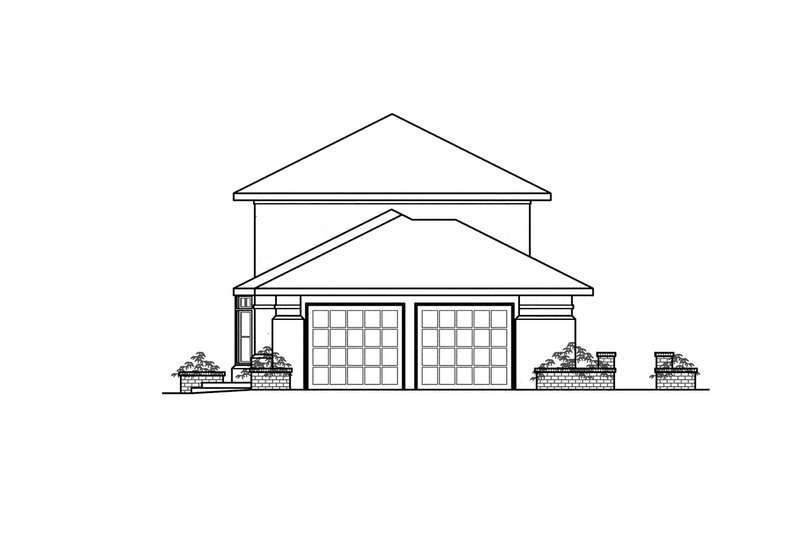 Home Plan - Exterior - Other Elevation House Plan #124-322 - 4 bed, 4 bath