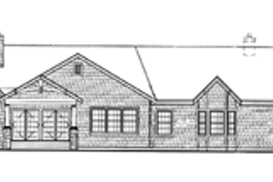 Exterior - Rear Elevation for Craftsman House Plan #314-270 - 3 bed, 2.5 bath