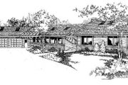 Contemporary Style House Plan - 4 Beds 2.5 Baths 2679 Sq/Ft Plan #60-334 