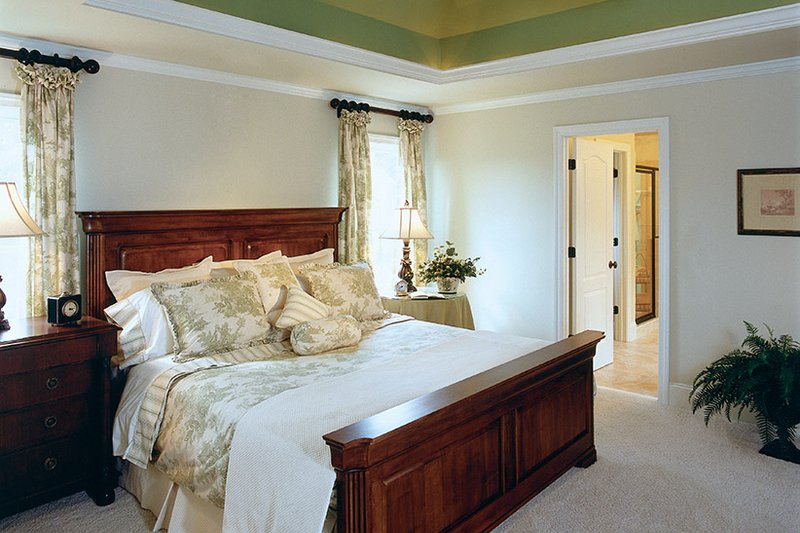 Dream House Plan - Interior - Master Bedroom for Country House Plan #927-654 - 5 bed, 4.5 bath