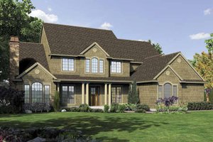 Exterior - Front Elevation 3 for Traditional House Plan #48-876 - 5 bed, 4 bath