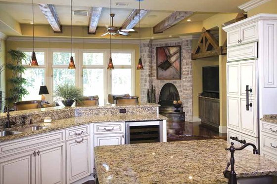 Interior - Kitchen for Traditional House Plan #17-2757 - 3 bed, 3.5 bath