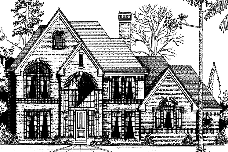 Dream House Plan - Country Exterior - Front Elevation Plan #974-26