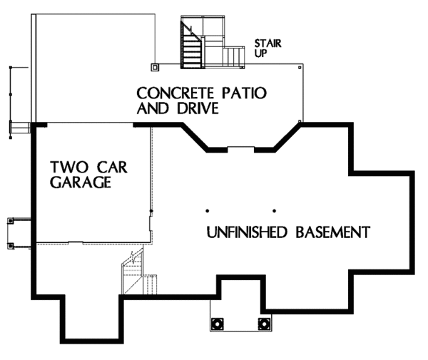 House Plan Design - Country Floor Plan - Lower Floor Plan #999-4