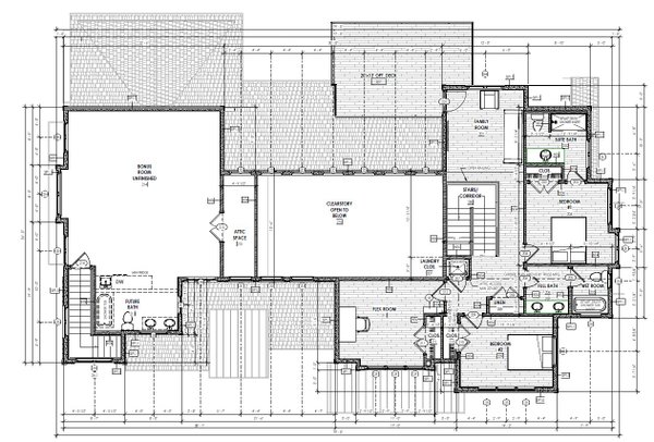 House Plan Design - Farmhouse Floor Plan - Upper Floor Plan #1075-22