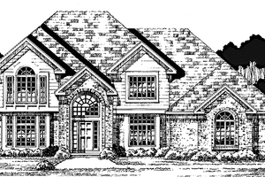 Home Plan - Exterior - Front Elevation for Contemporary House Plan #1001-81 - 4 bed, 3.5 bath