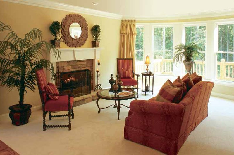 House Blueprint - Interior - Family Room for Country House Plan #927-892 - 5 bed, 4 bath