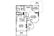 Country Style House Plan - 1 Beds 2 Baths 1976 Sq/Ft Plan #124-917 