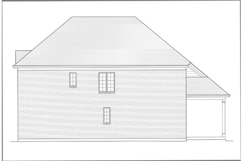 House Plan Design - Floor Plan - Other Floor for European House Plan #46-827 - 3 bed, 2.5 bath