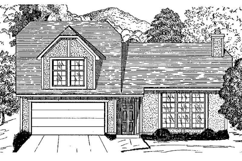 House Design - Country Exterior - Front Elevation Plan #405-237