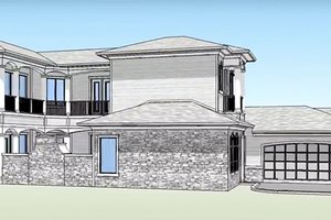 Exterior - Other Elevation 2 for Country House Plan #938-15 - 4 bed, 4.5 bath