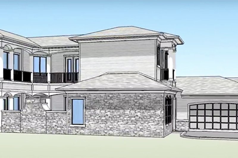 Home Plan - Exterior - Other Elevation 2 for Country House Plan #938-15 - 4 bed, 4.5 bath