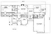 European Style House Plan - 4 Beds 4 Baths 3475 Sq/Ft Plan #312-830 