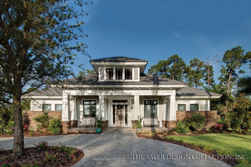 Home Plan - Exterior - Front Elevation 4 for Bungalow House Plan #930-19 - 3 bed, 3.5 bath