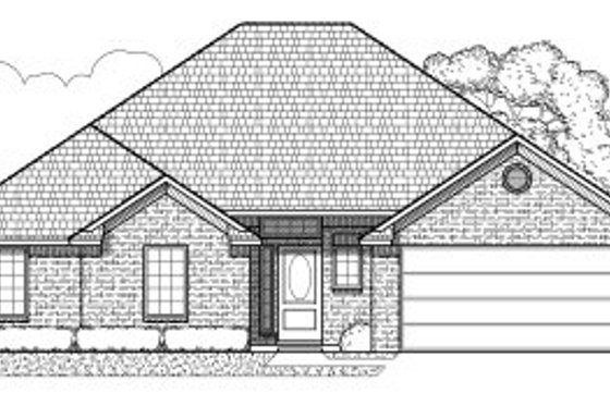 Exterior - Front Elevation for Traditional House Plan #65-382 - 3 bed, 2 bath