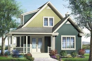 Traditional Exterior - Front Elevation Plan #25-4202