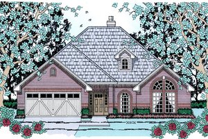 Traditional Exterior - Front Elevation Plan #42-389