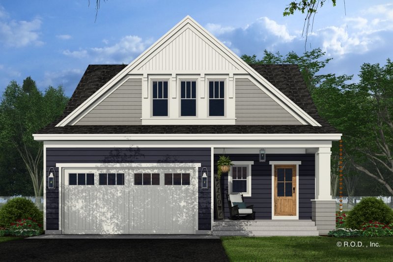 House Design - Exterior - Front Elevation 4 for Bungalow House Plan #51-1293 - 4 bed, 4 bath