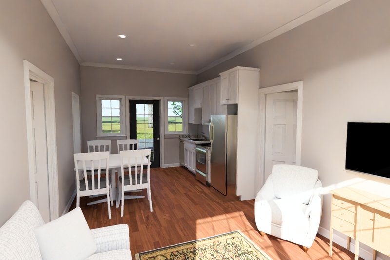 Architectural House Design - Interior - Kitchen for Cottage House Plan #513-2471 - 2 bed, 2 bath