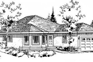 Traditional Exterior - Front Elevation Plan #18-9057