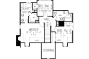 European Style House Plan - 3 Beds 2.5 Baths 2088 Sq/Ft Plan #410-137 