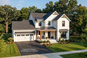 Farmhouse Exterior - Front Elevation Plan #51-1194
