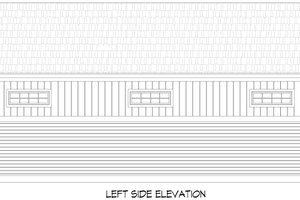 Exterior - Other Elevation for Farmhouse House Plan #932-1050, 0 bath